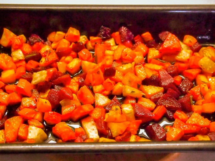 Hunajainen juurespaistos