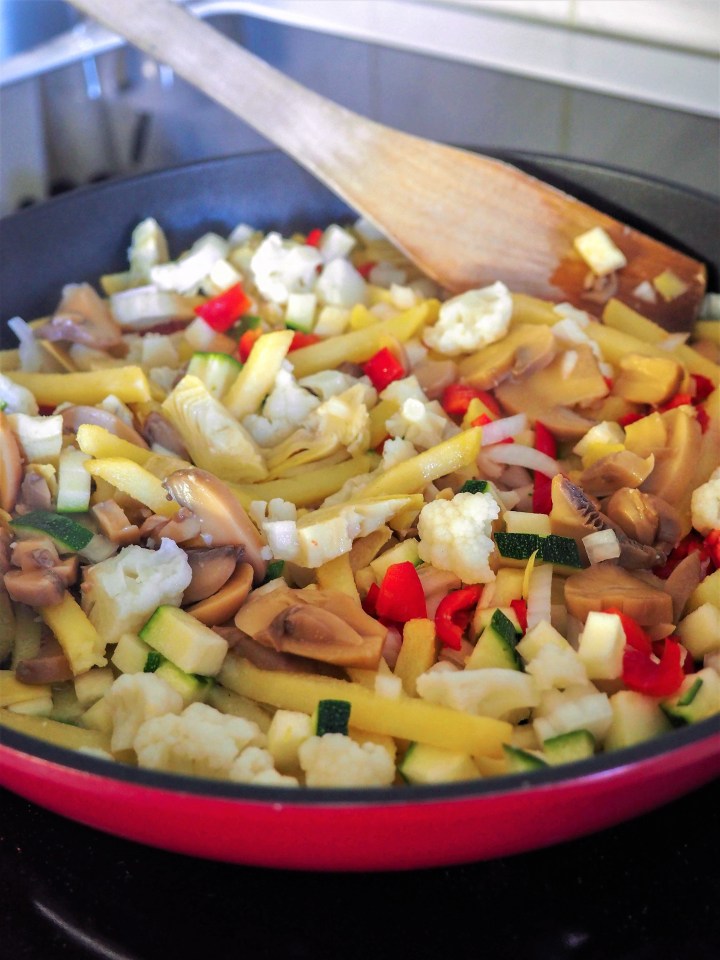 Pannullinen kasviksia